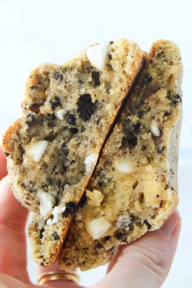 Giant Cookies and Cream Cookie Recipe - Cove & Kitchen